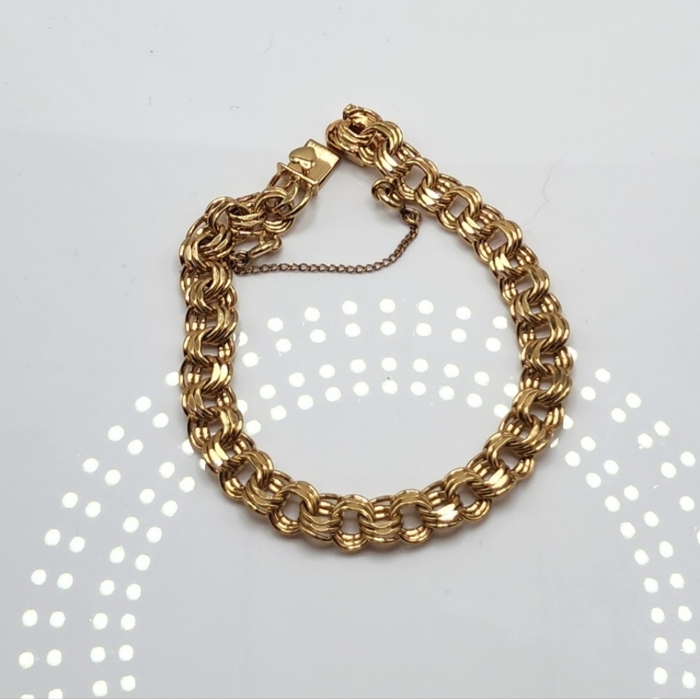 Antique gold filled bracelet